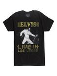 Elvis Live In Las Vegas T-Shirt, BLACK, hi-res