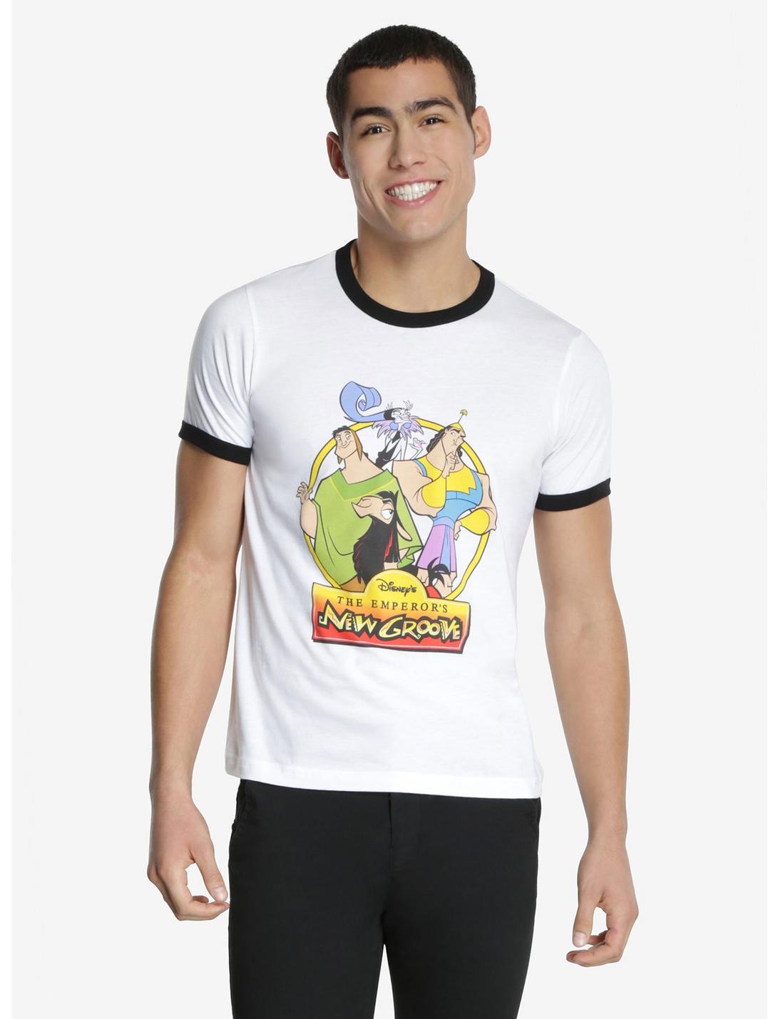 Disney The Emperor's New Groove Ringer T-Shirt, WHITE, hi-res