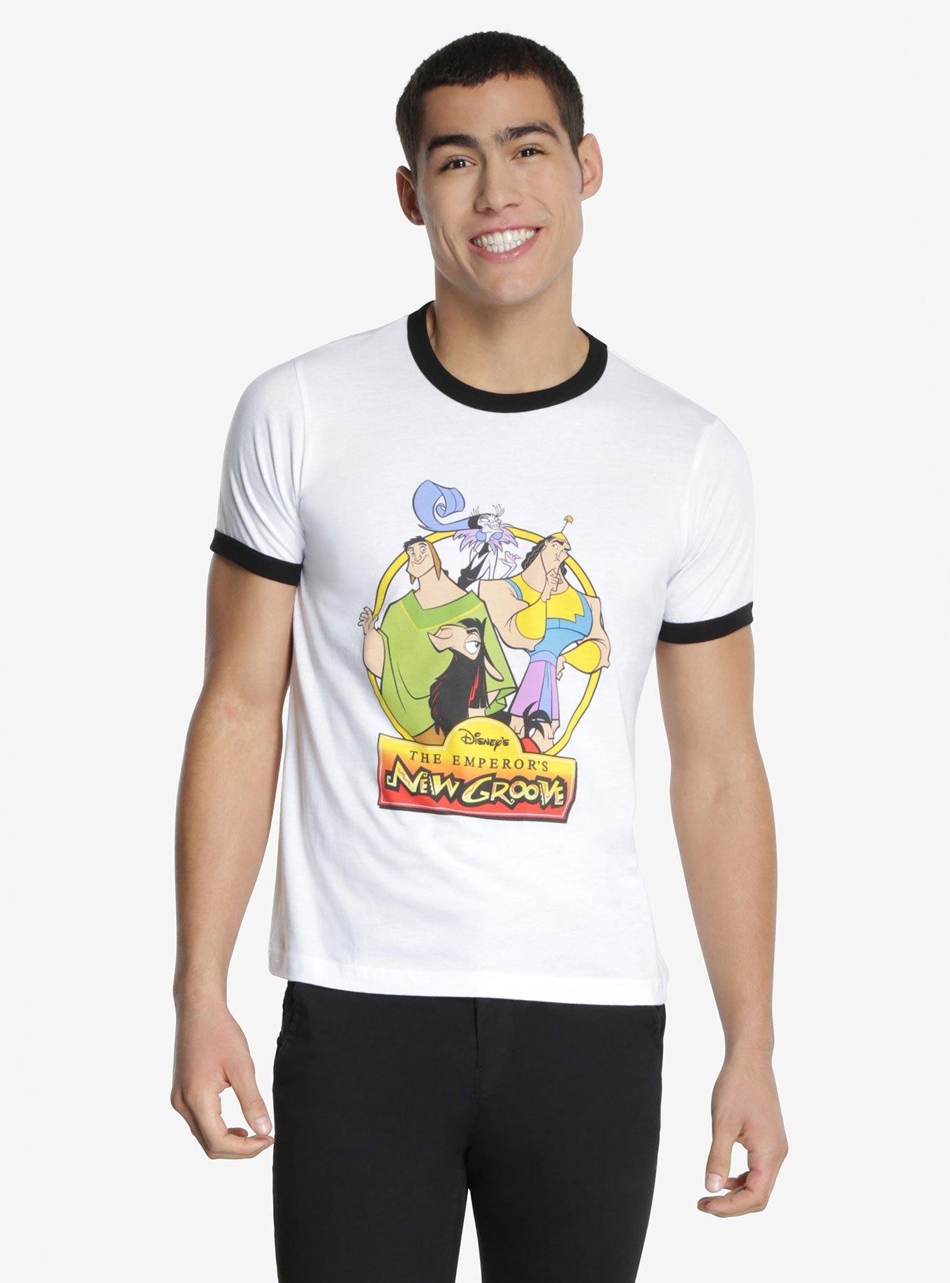 Disney The Emperor's New Groove Ringer T-Shirt, WHITE, hi-res
