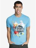 Disney The Little Mermaid Poster T-Shirt, DUST BLUE, hi-res