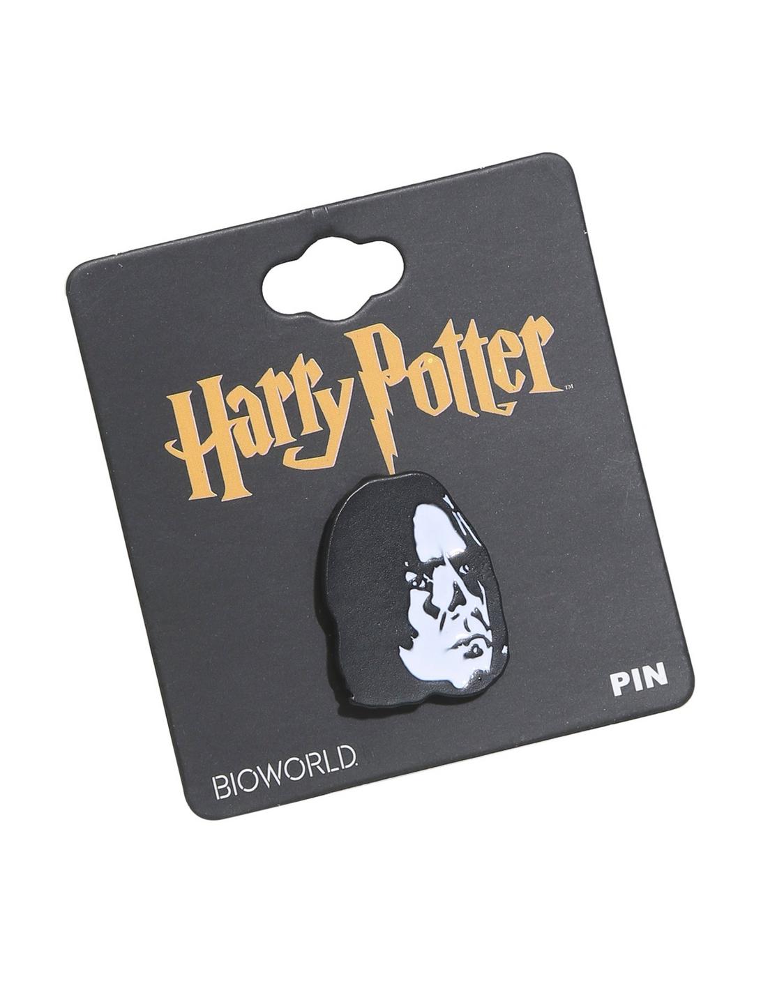 Harry Potter Snape Face Enamel Pin, , hi-res