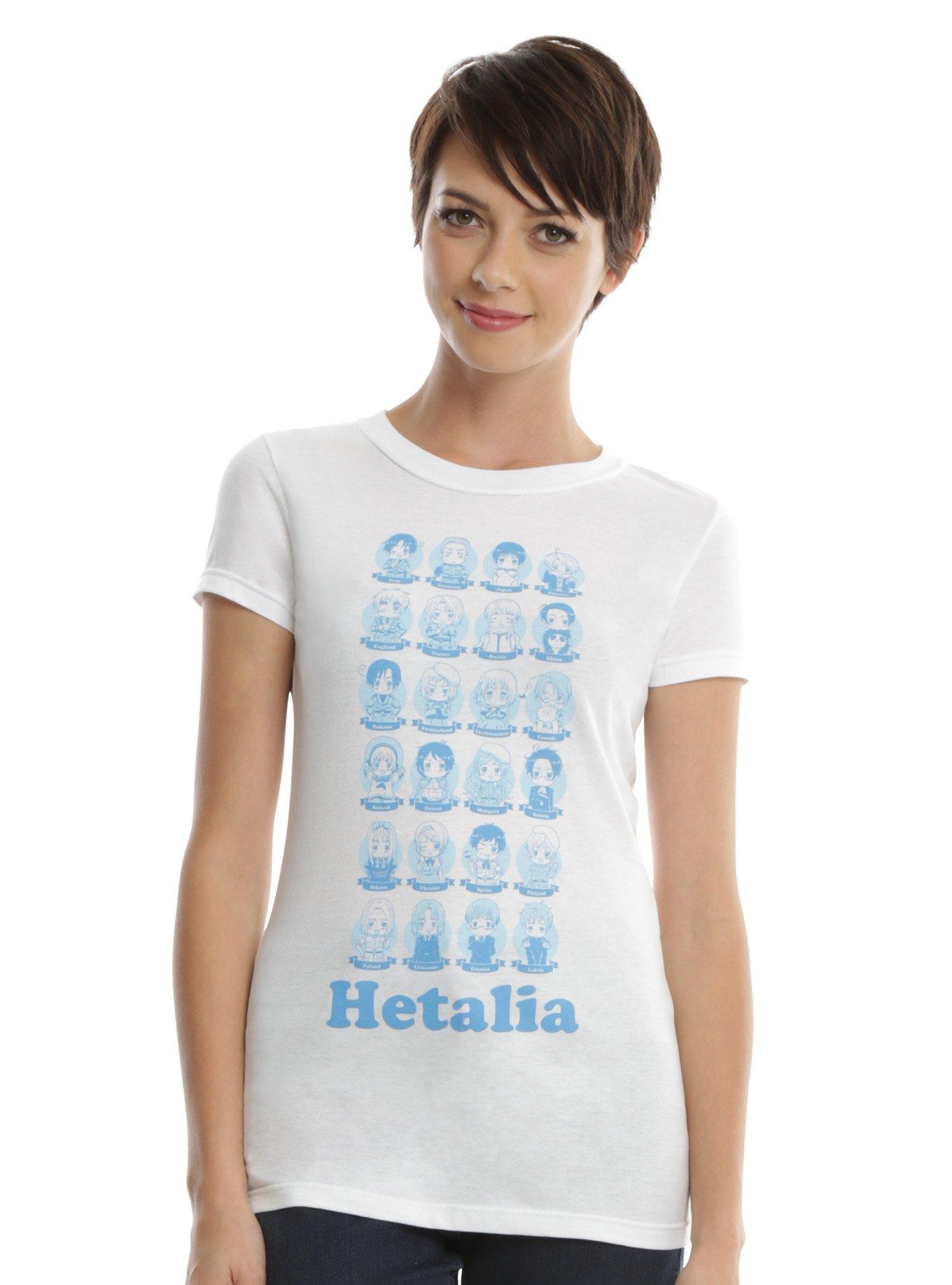 Hetalia: Axis Powers Chibi Countries Girls T-Shirt | Hot Topic