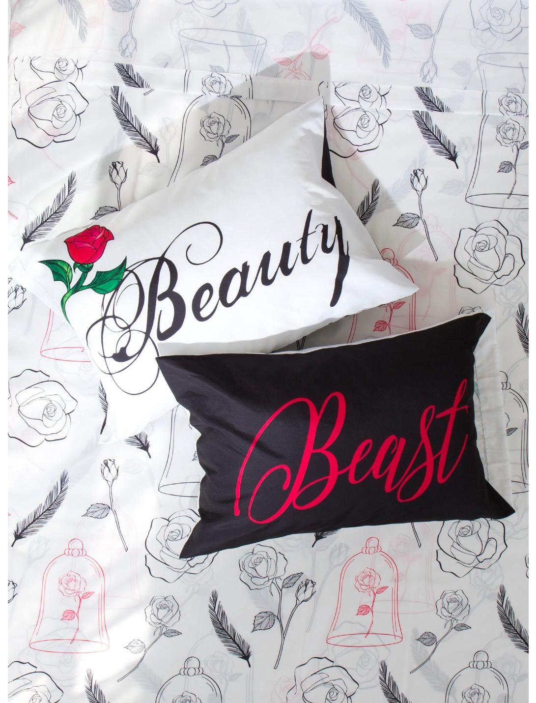 Disney Beauty And The Beast Pillowcase Set, , hi-res