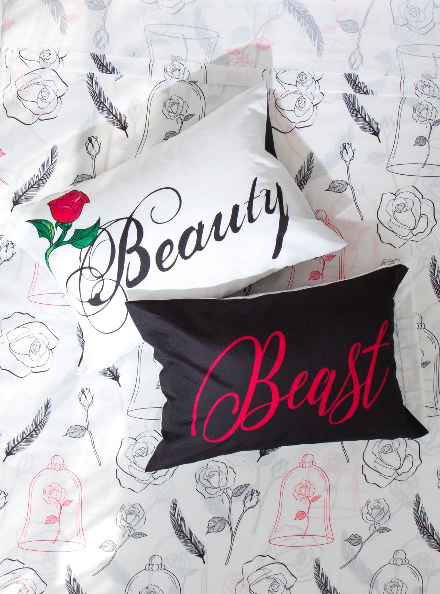 Disney Beauty And The Beast Pillowcase Set, , hi-res