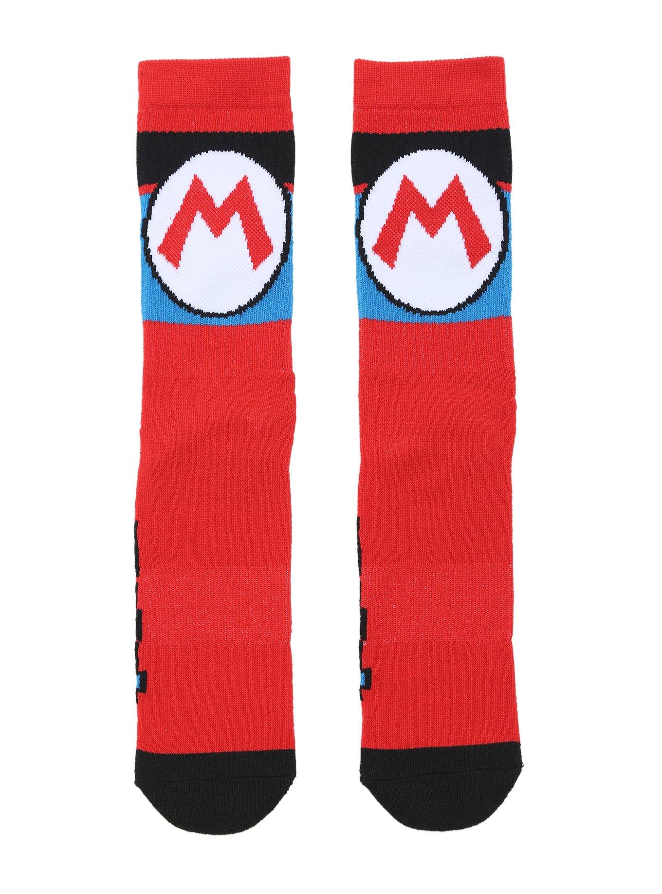 Super Mario Bros. Mario Crew Socks, , hi-res