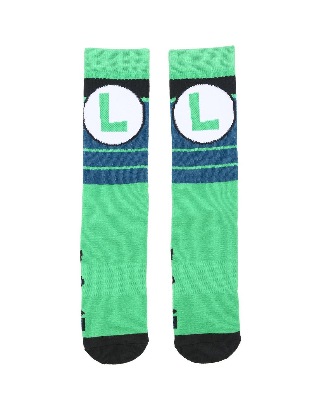 Super Mario Luigi Crew Socks, , hi-res