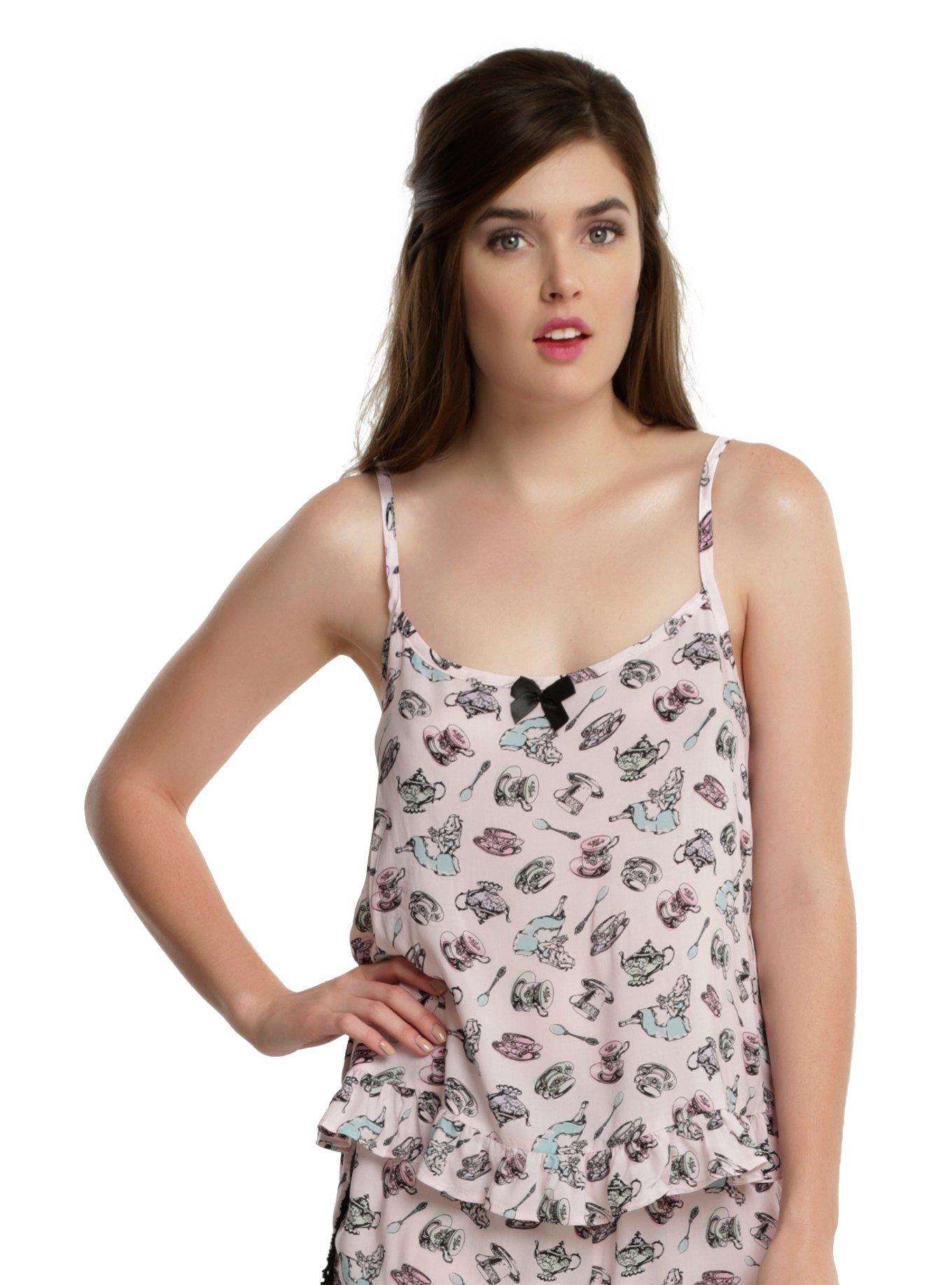 Disney Alice In Wonderland Tea Party Sleep Cami, PINK, hi-res