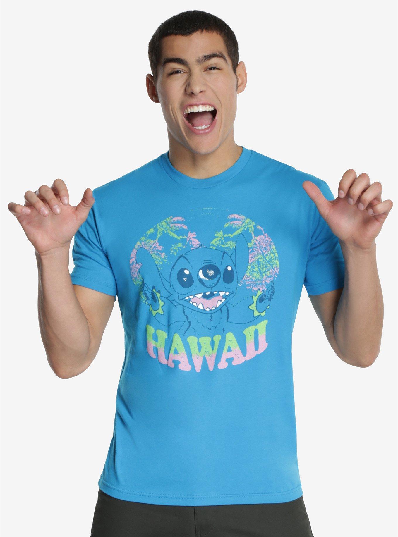 Disney Lilo & Stitch Hawaii T-Shirt, DUST BLUE, hi-res view 1