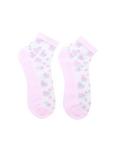 Blackheart Pink Floral Jelly Ankle Socks, , hi-res