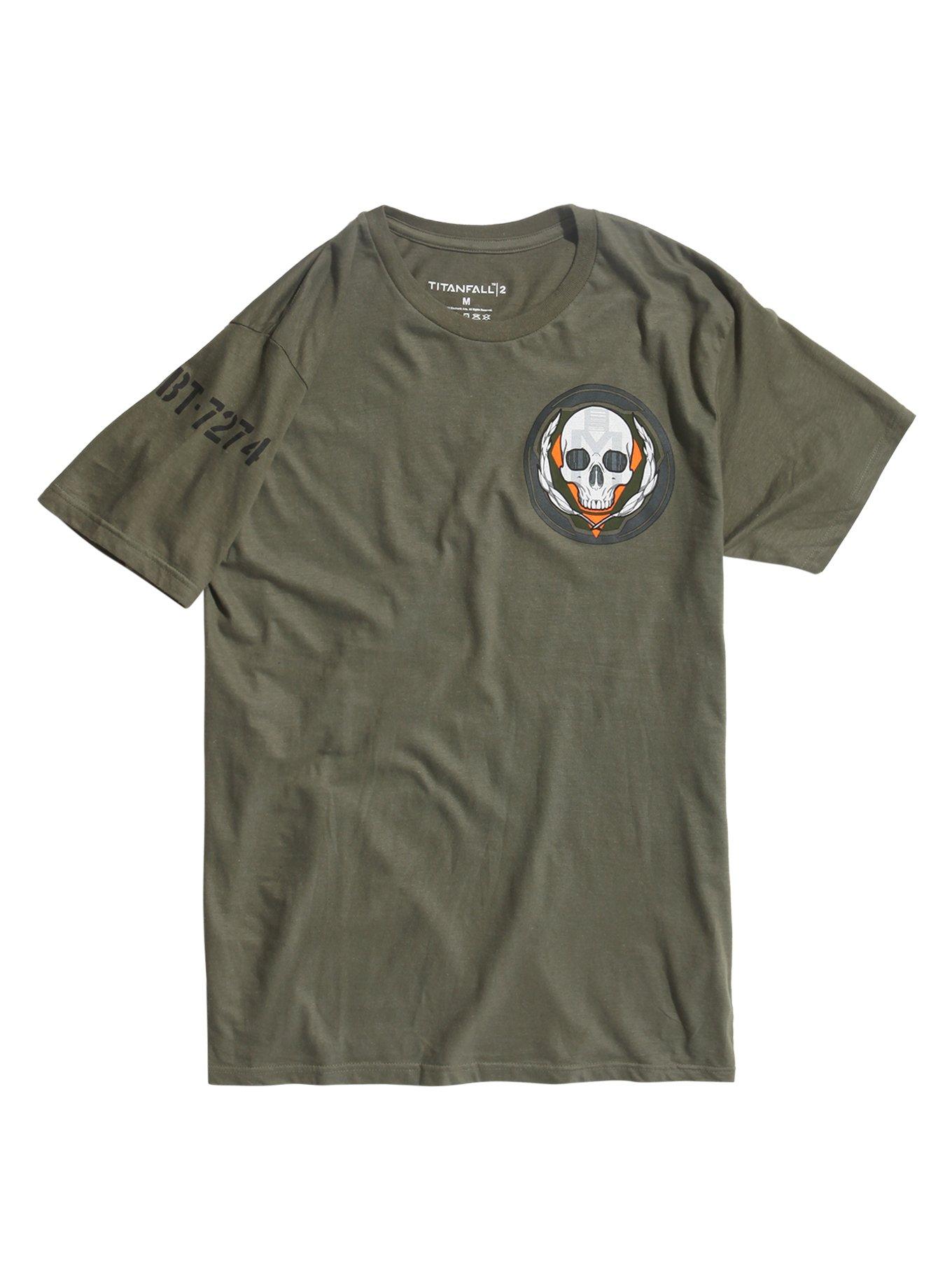 Titanfall 2 BT-7274 Pilot T-Shirt, GREEN, hi-res