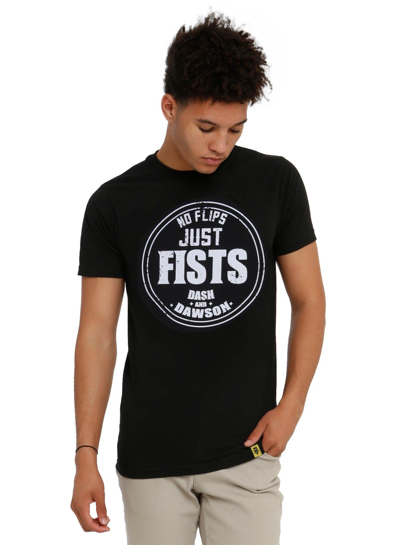 WWE NXT The Revival No Flips Just Fists T-Shirt, BLACK, hi-res