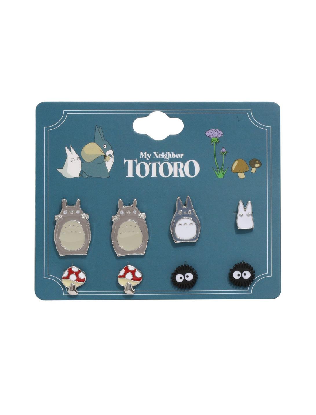 Studio Ghibli My Neighbor Totoro Earrings 4 Pair, , hi-res