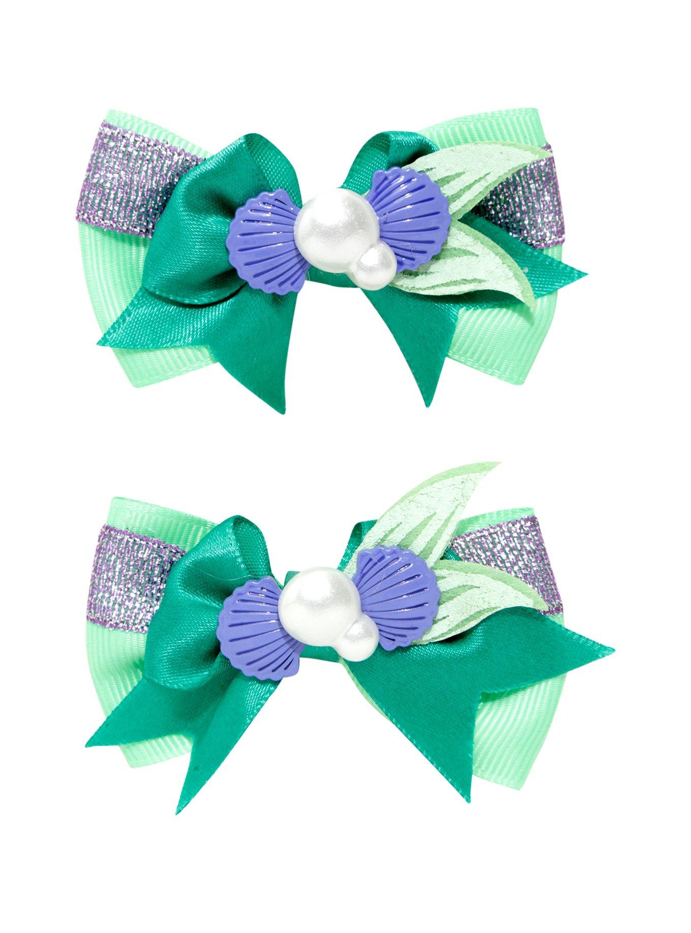 Disney The Little Mermaid Ariel Shell Hair Bow Set, , hi-res