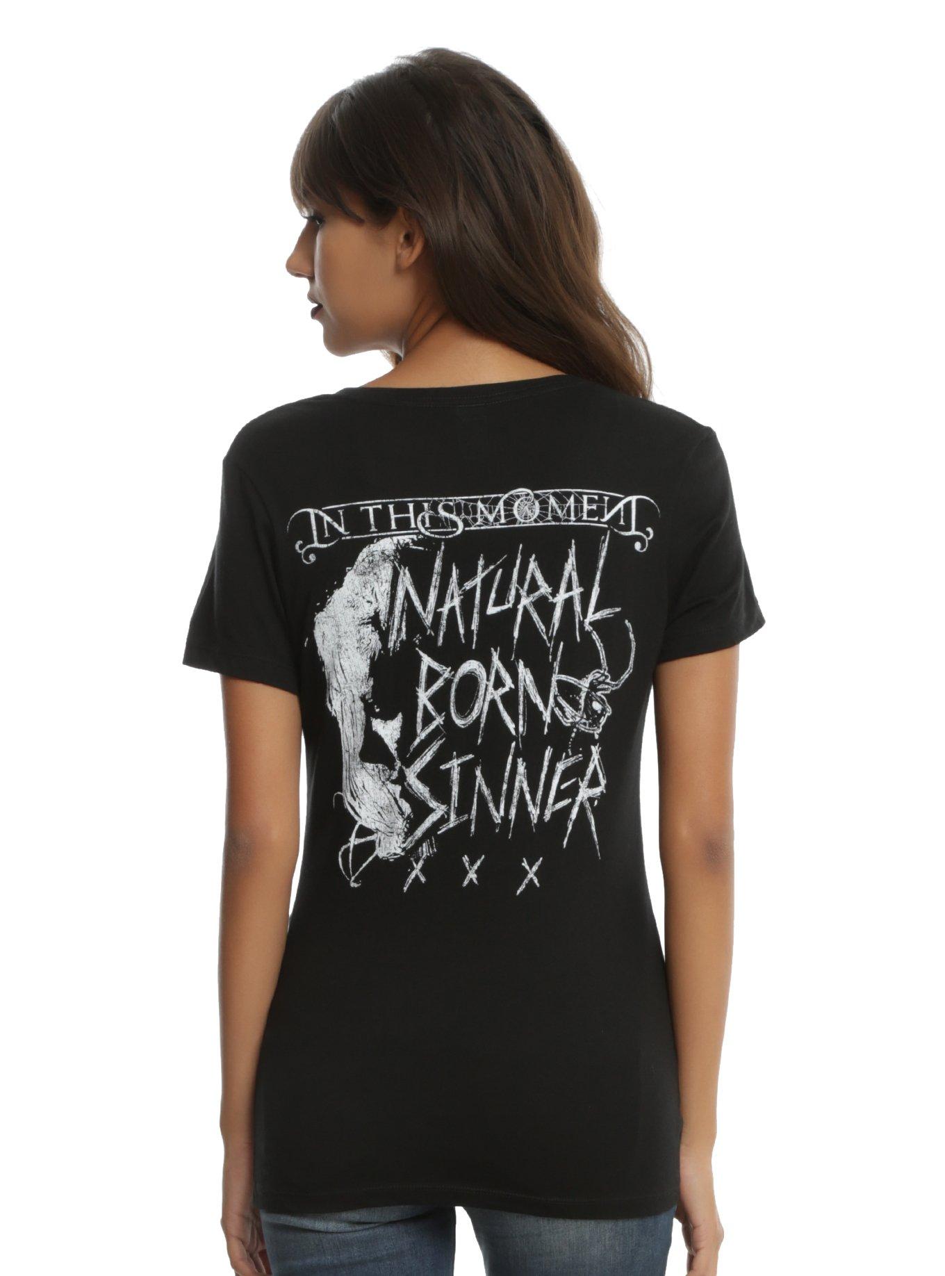 In This Moment Natural Born Sinner Girls T-Shirt