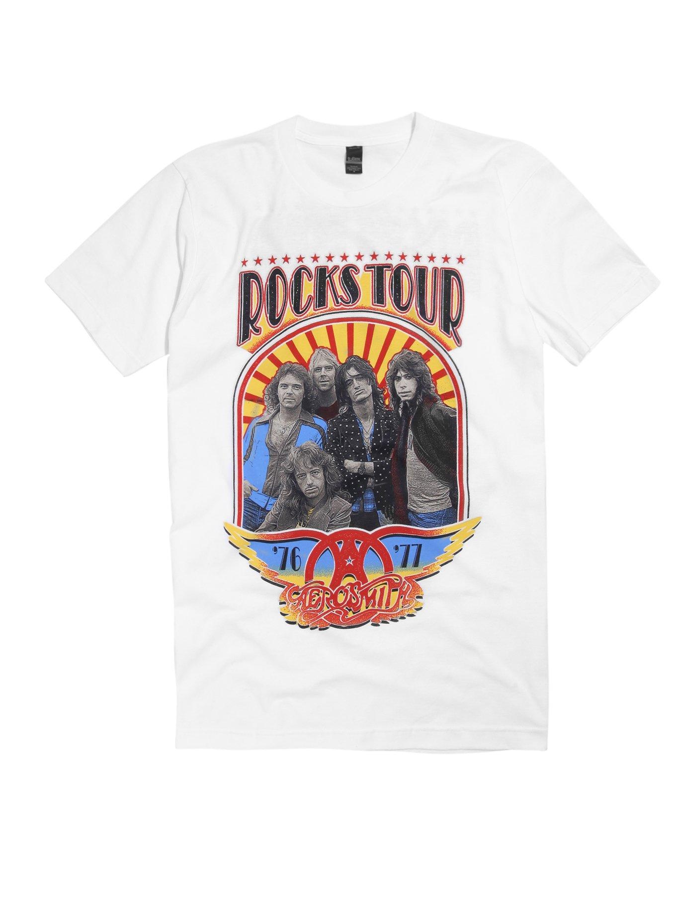 Aerosmith Rocks Tour T-Shirt, WHITE, hi-res