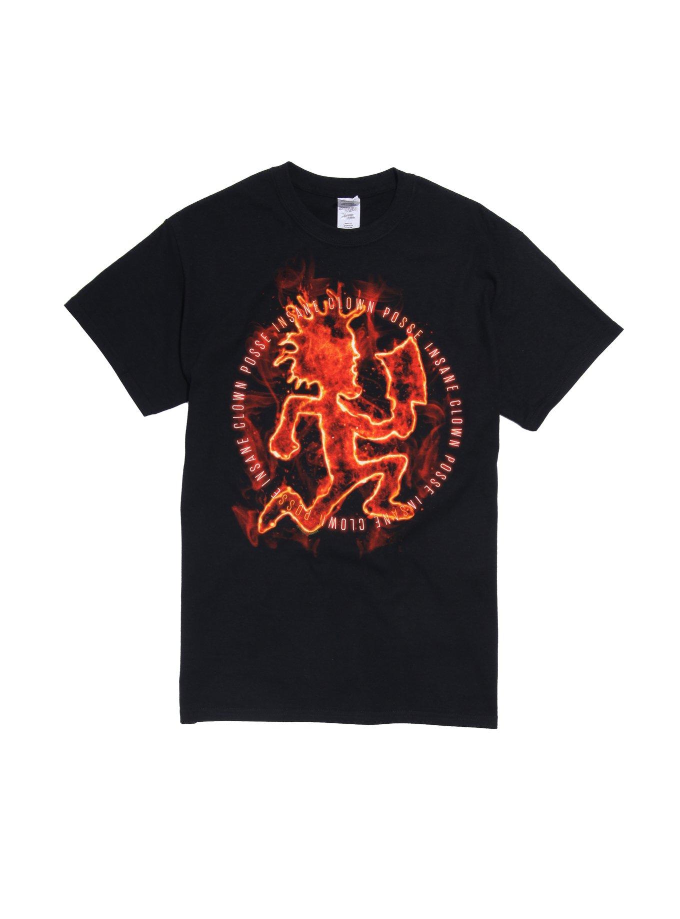 Insane Clown Posse Hatchetman Fire Logo T-Shirt | Hot Topic