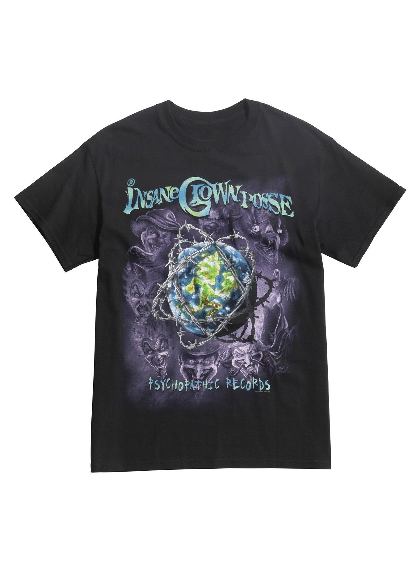 Insane Clown Posse Barbed Wire Planet T-Shirt, BLACK, hi-res