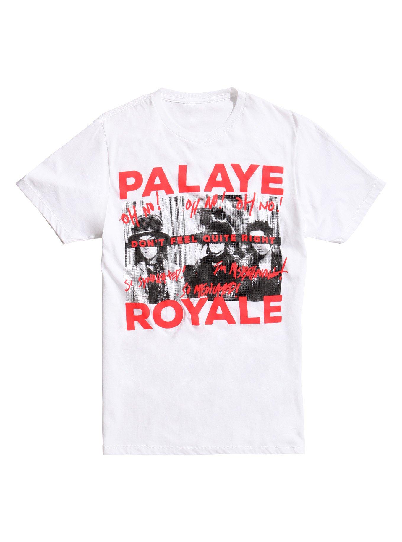 Palaye Royale Don't Feel Quite Right T-Shirt, WHITE, hi-res