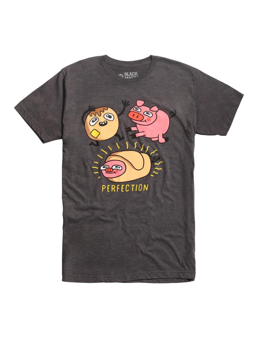 Pig Perfection T-Shirt, GREY, hi-res