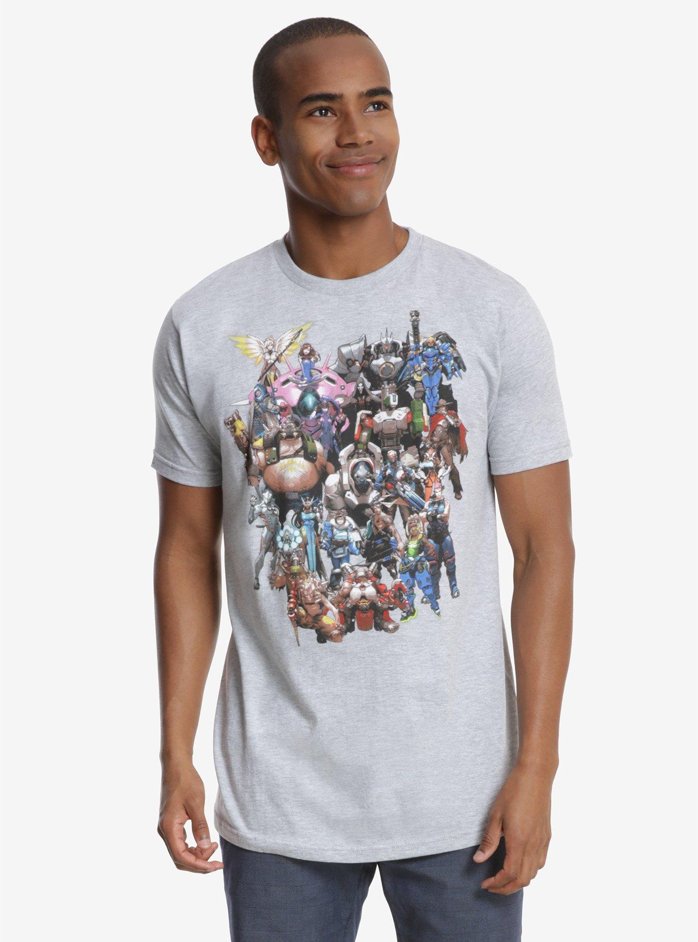 Overwatch Roll Call T-Shirt, BLACK, hi-res