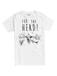 For The Herd T-Shirt, WHITE, hi-res