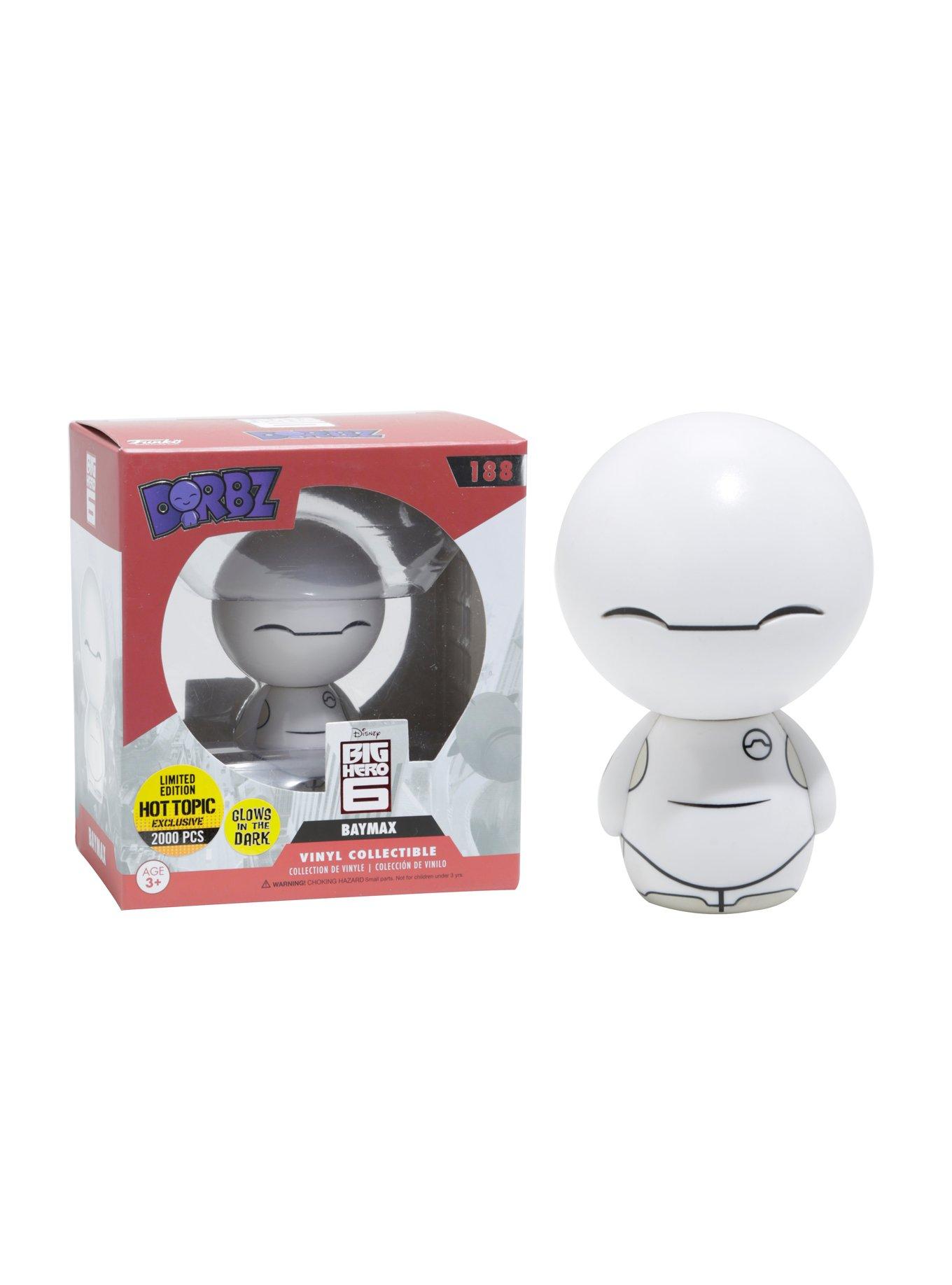 Funko Disney Big Hero 6 Dorbz Glow-In-The-Dark Baymax Vinyl Figure Hot Topic Exclusive, , hi-res