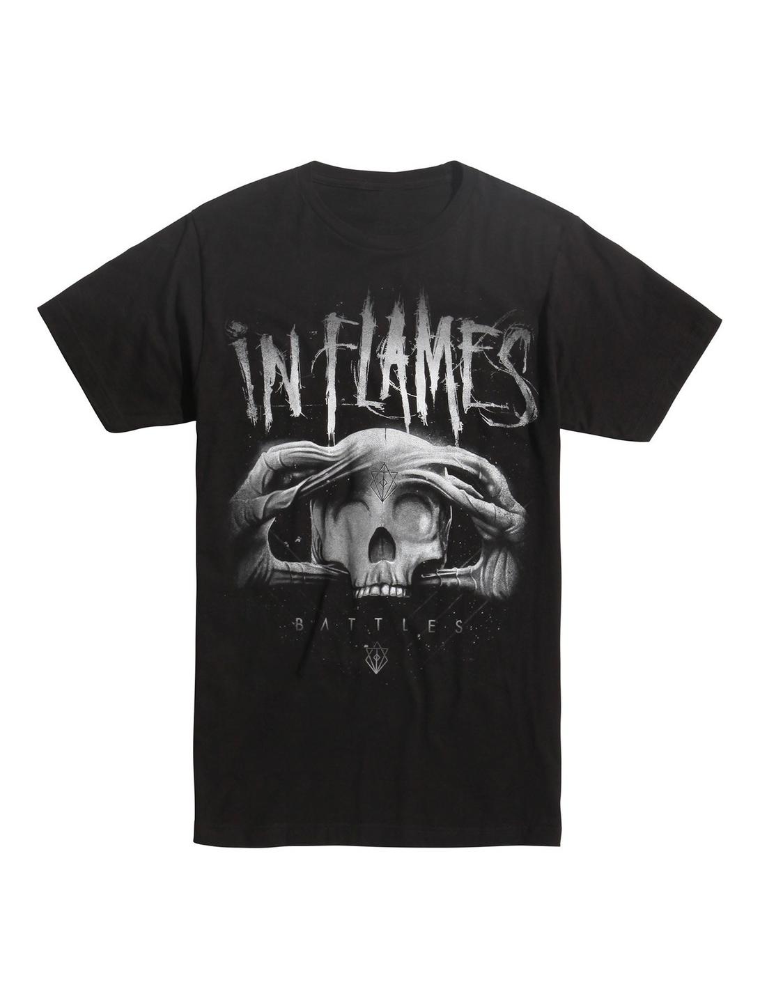 In Flames Battles Cover T-Shirt, BLACK, hi-res