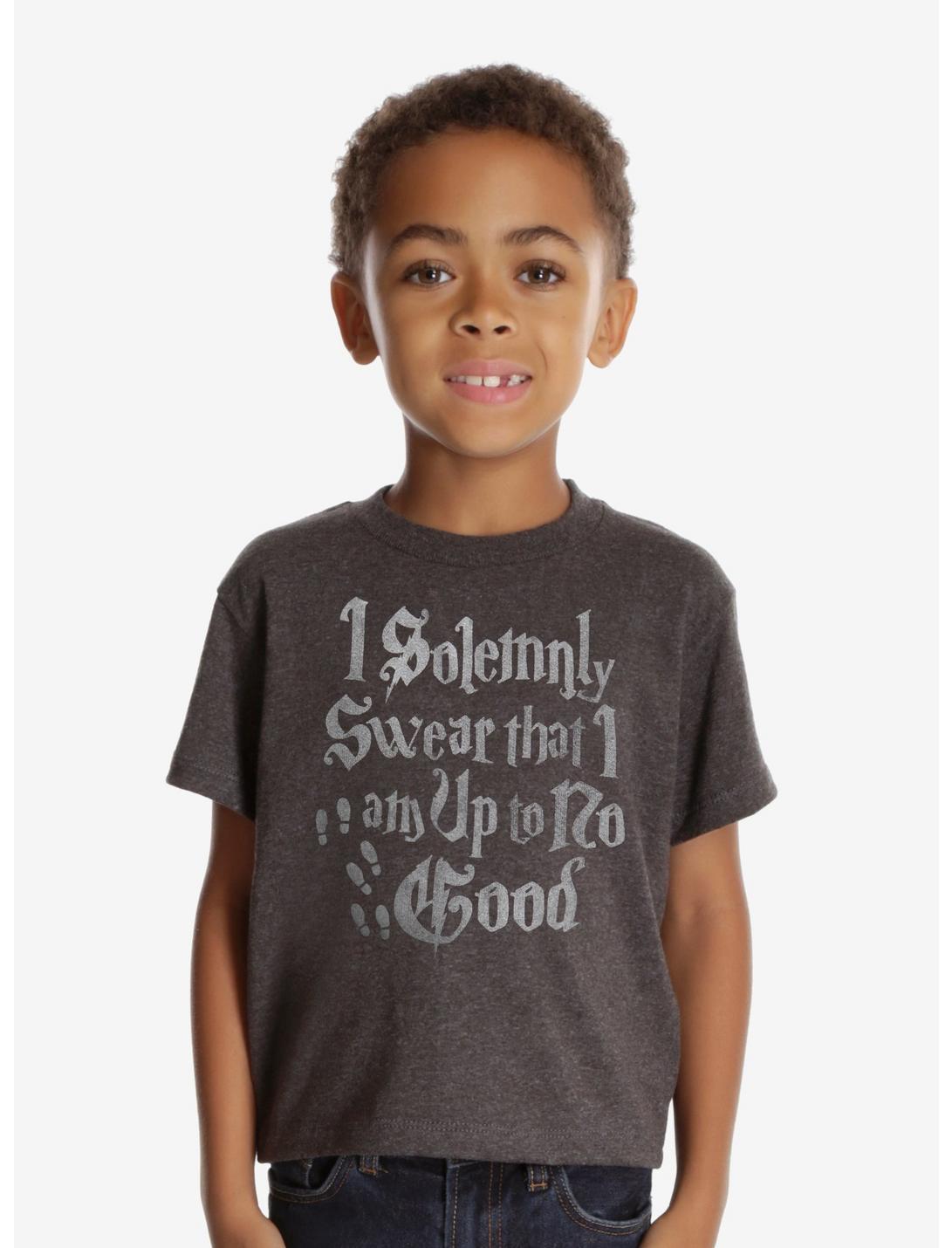 Harry Potter Solemnly Swear Youth Tee, CHARCOAL, hi-res