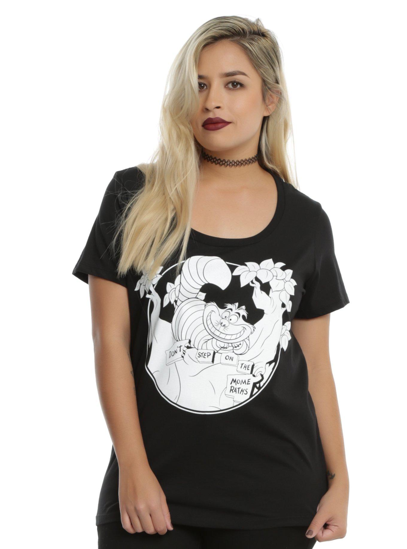 Disney Alice In Wonderland Cheshire Cat Glow Girls T-Shirt Plus Size ...