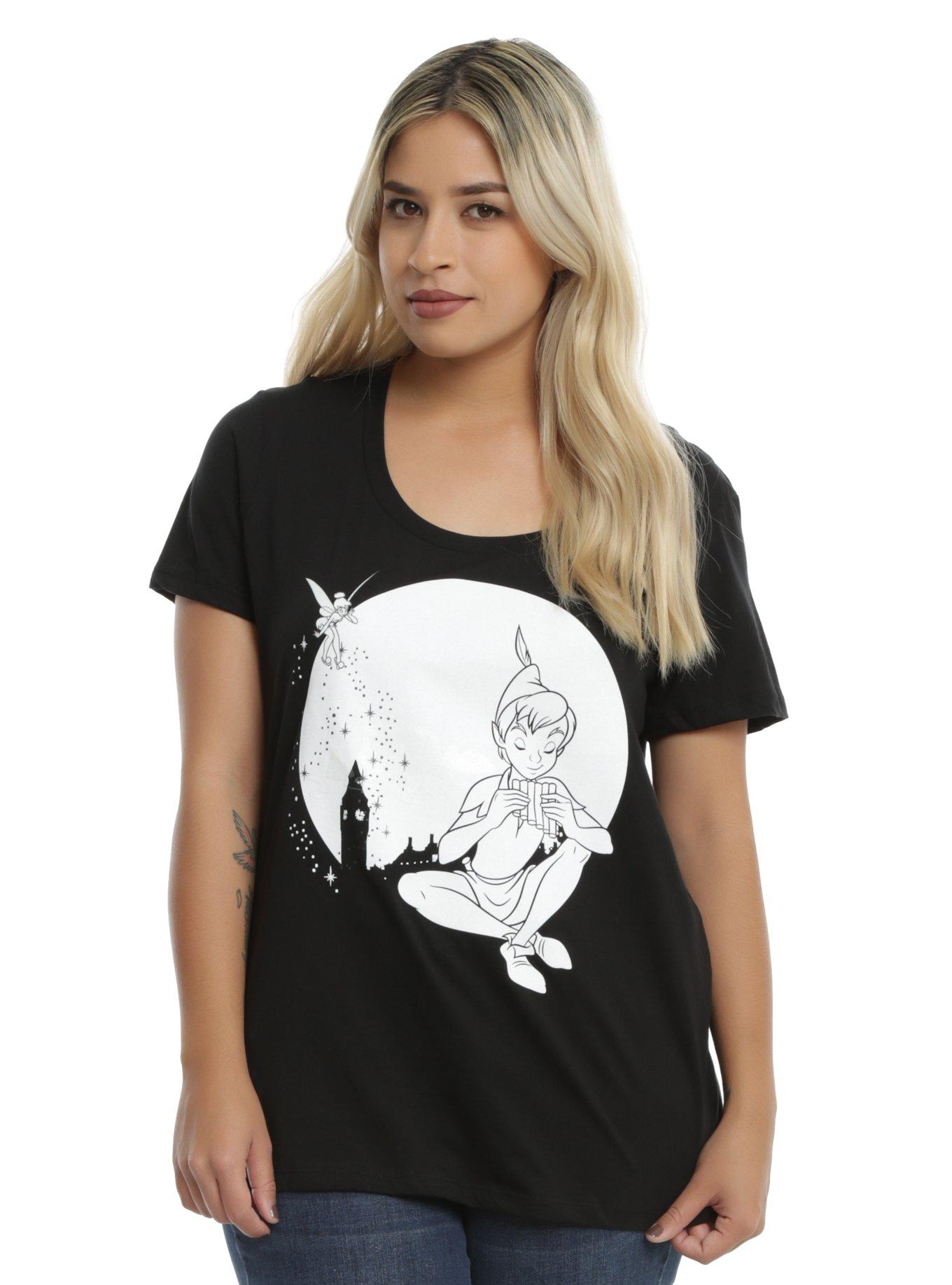 Disney Peter Pan Moon Glow Girls T-Shirt Plus Size | Hot Topic