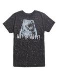 Why So Salty Kitty T-Shirt, BLACK, hi-res
