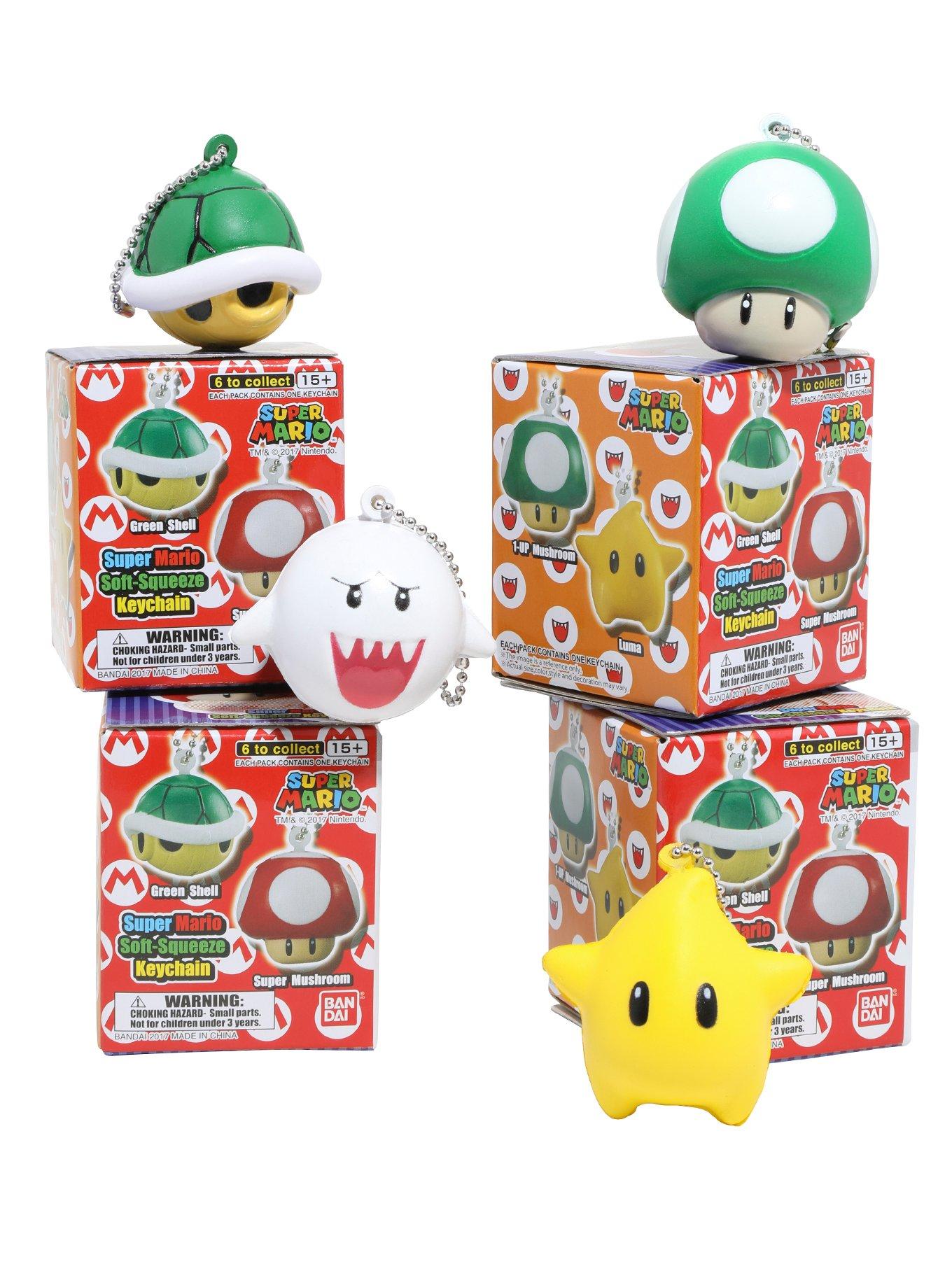 Super Mario Soft-Squeeze Key Chain Blind Box, , hi-res