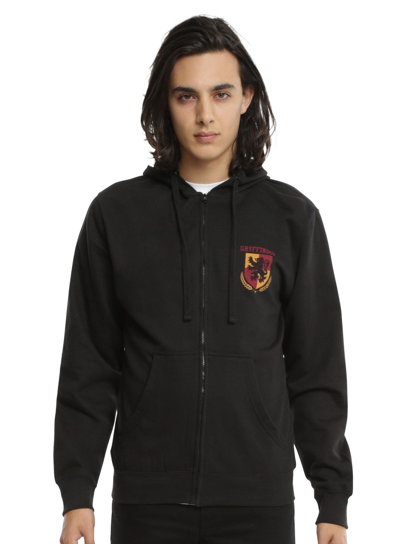 Harry Potter Gryffindor Quidditch Hoodie, BLACK, hi-res