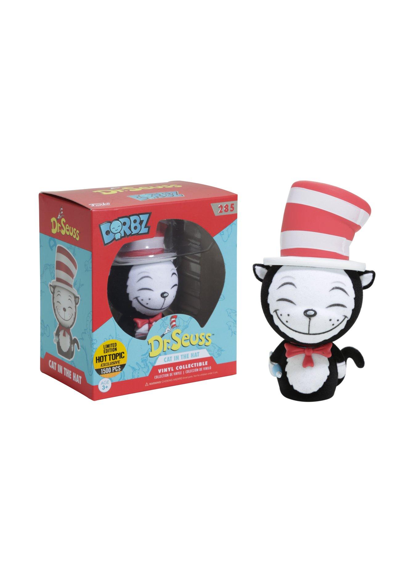 Funko Dr. Seuss Dorbz Cat In The Hat (Flocked) Vinyl Figure Hot Topic Exclusive, , hi-res