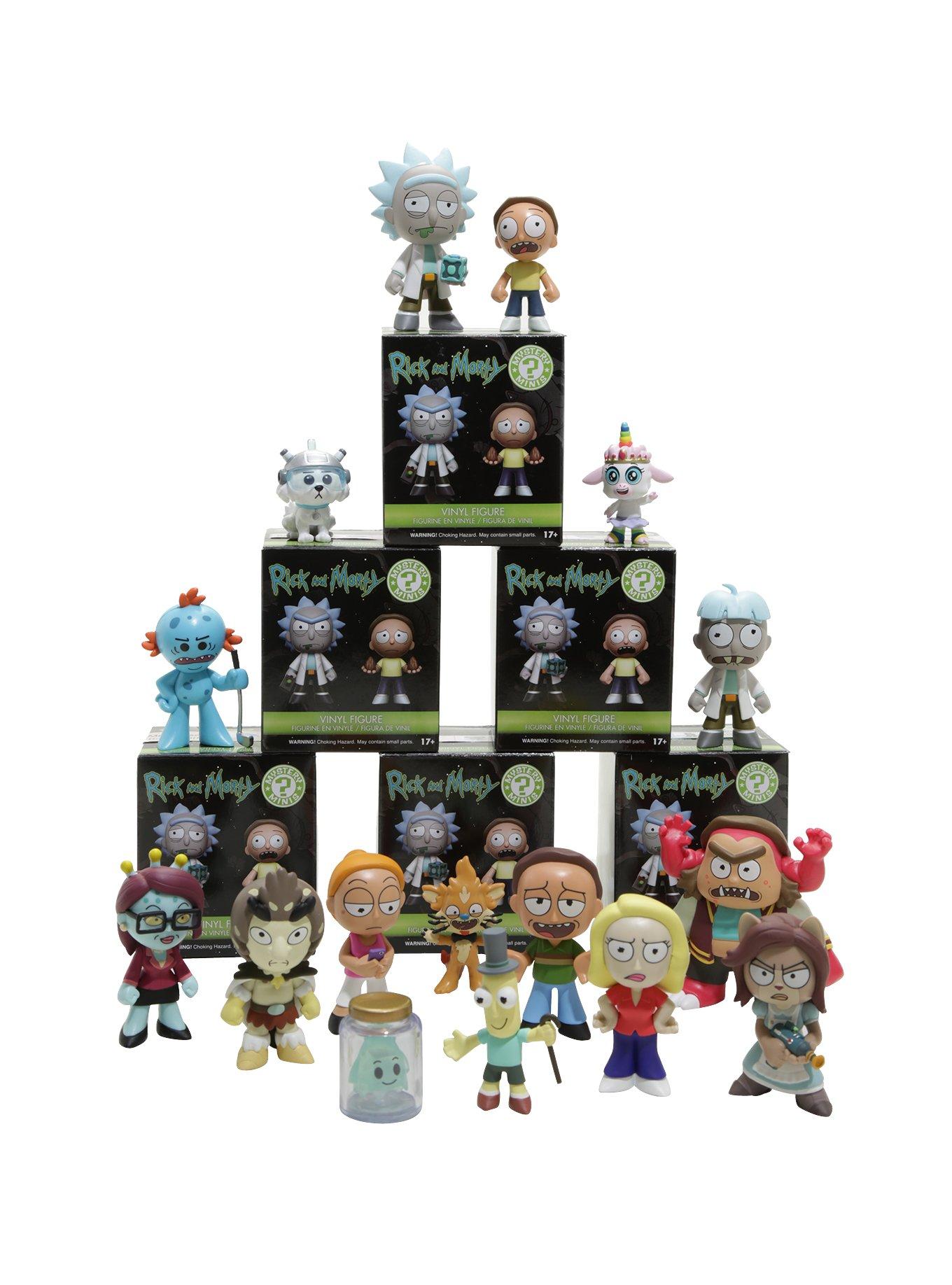 Rick and morty sales funko mystery minis