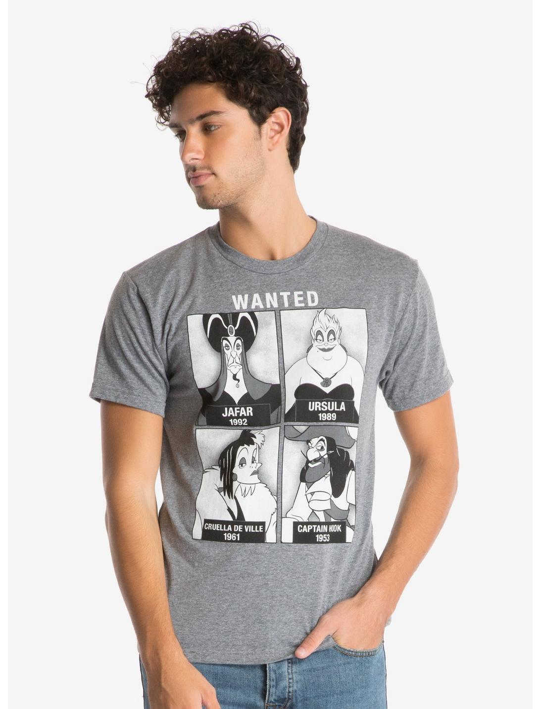 Disney Villains Most Wanted T-Shirt, GREY, hi-res