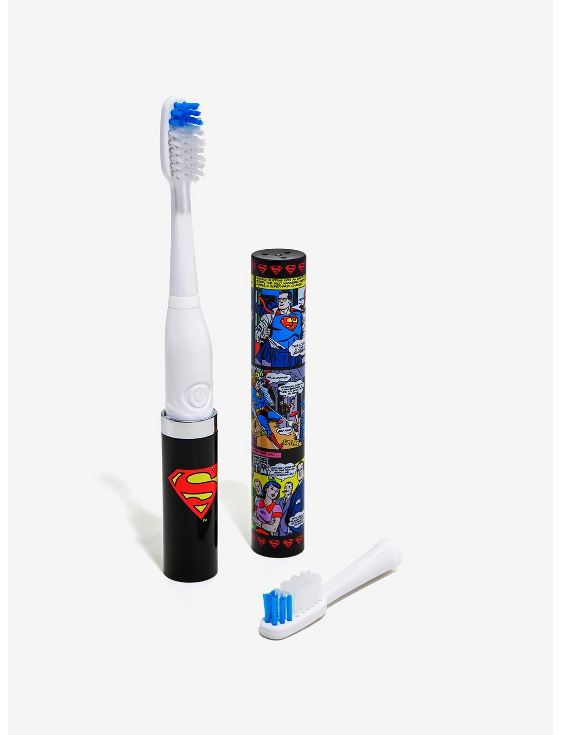 DC Comics Superman Slim Sonic Electric Toothbrush, , hi-res