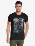 Marvel Spider-Man Web Slinging T-Shirt, BLACK, hi-res