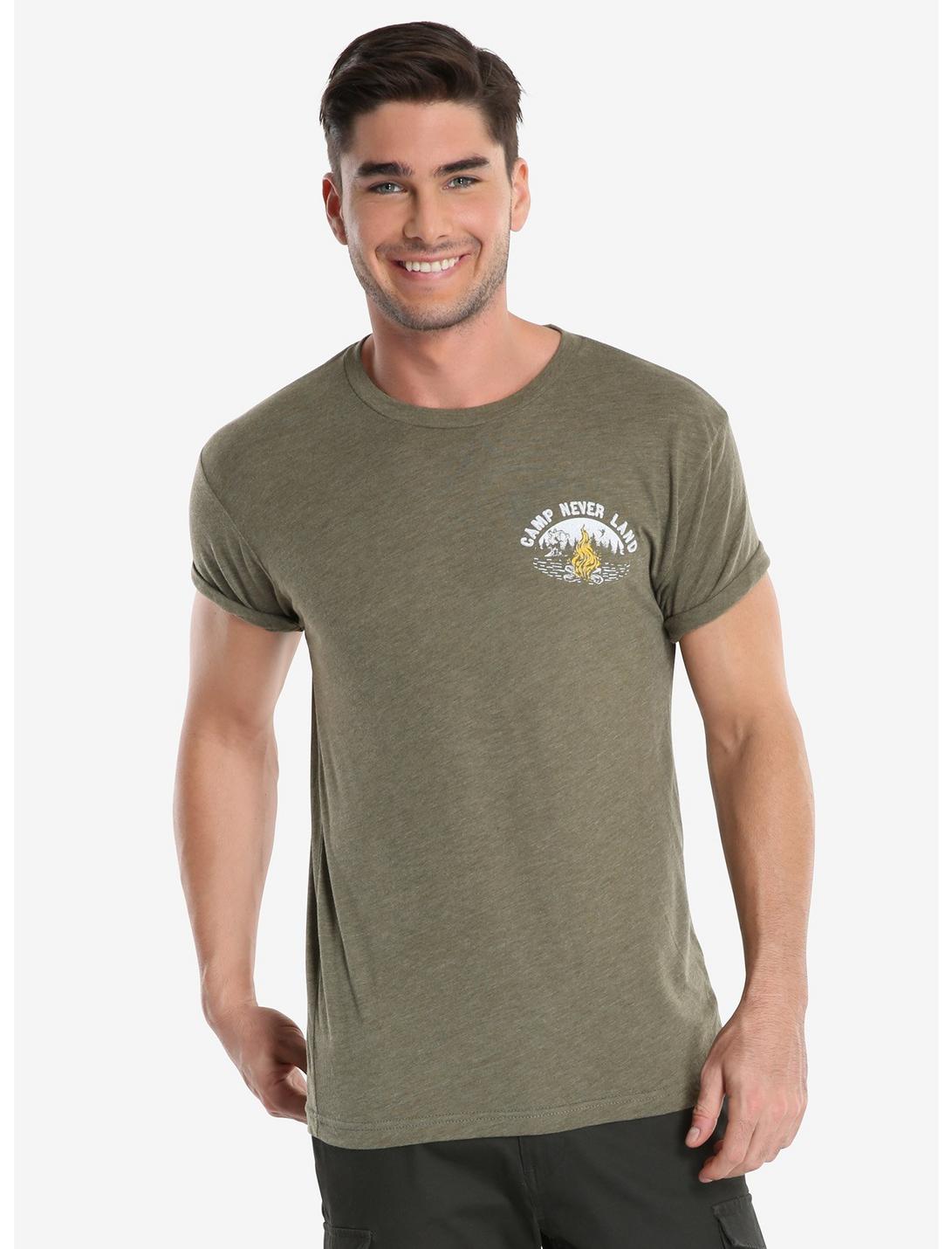 Disney Peter Pan Camp Neverland T-Shirt, OLIVE, hi-res