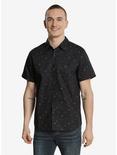 Playstation Allover Print Woven Button-Up, BLACK, hi-res