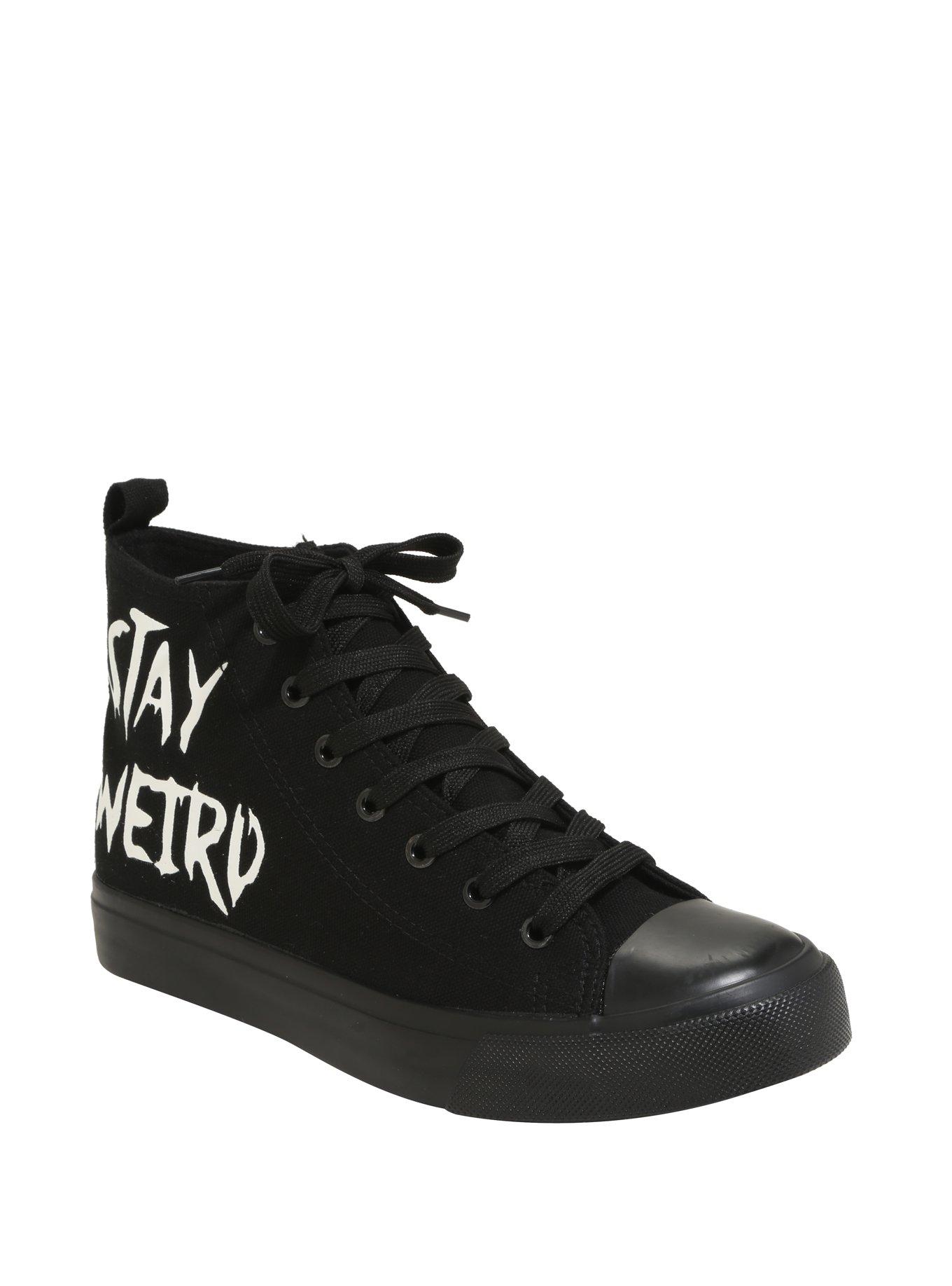 Stay Weird Hi Top Sneakers Hot Topic