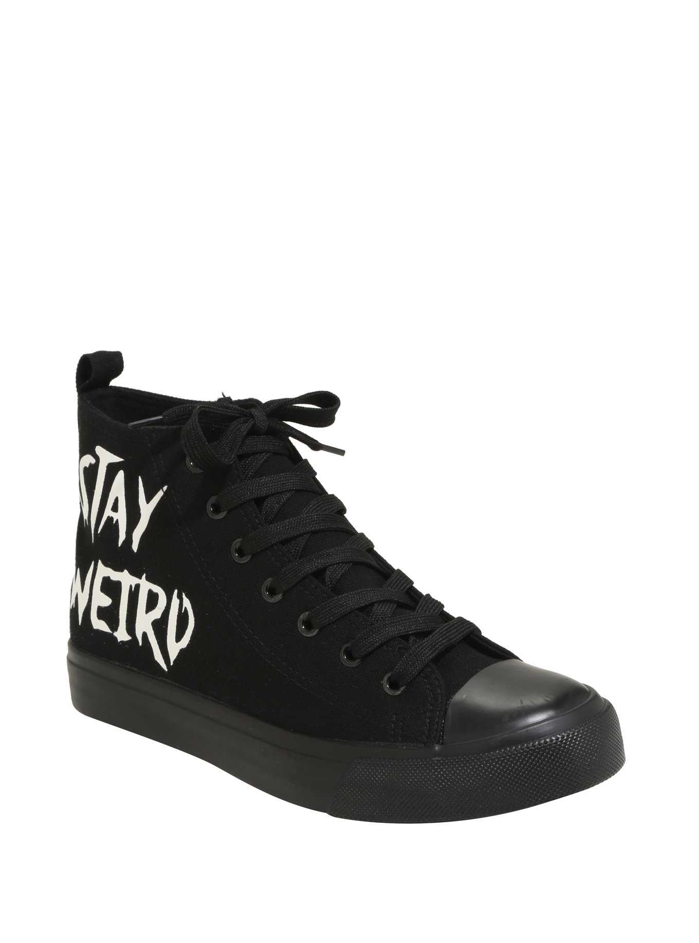 Stay Weird Hi-Top Sneakers, , hi-res