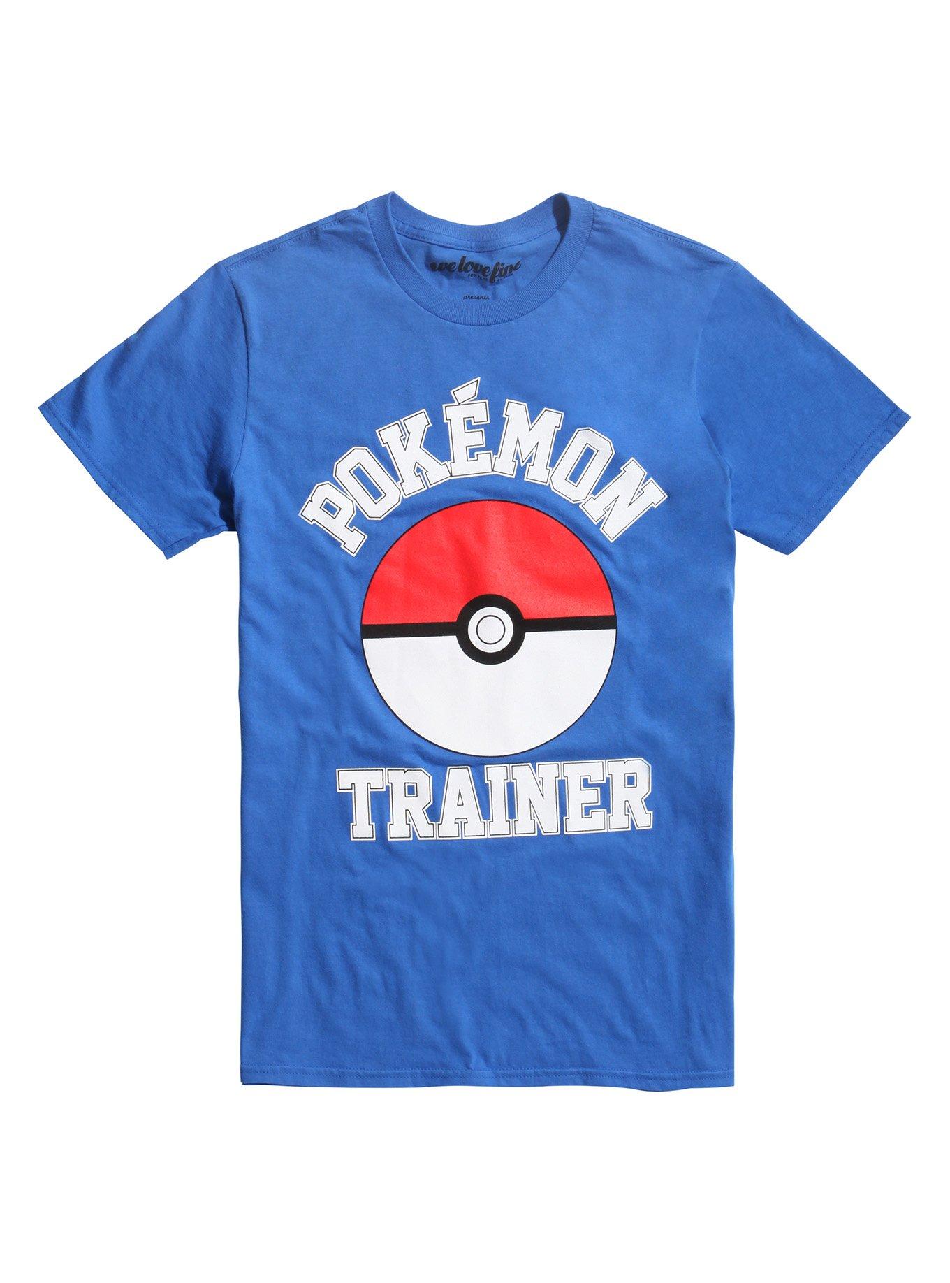 Pokemon blue t clearance shirt