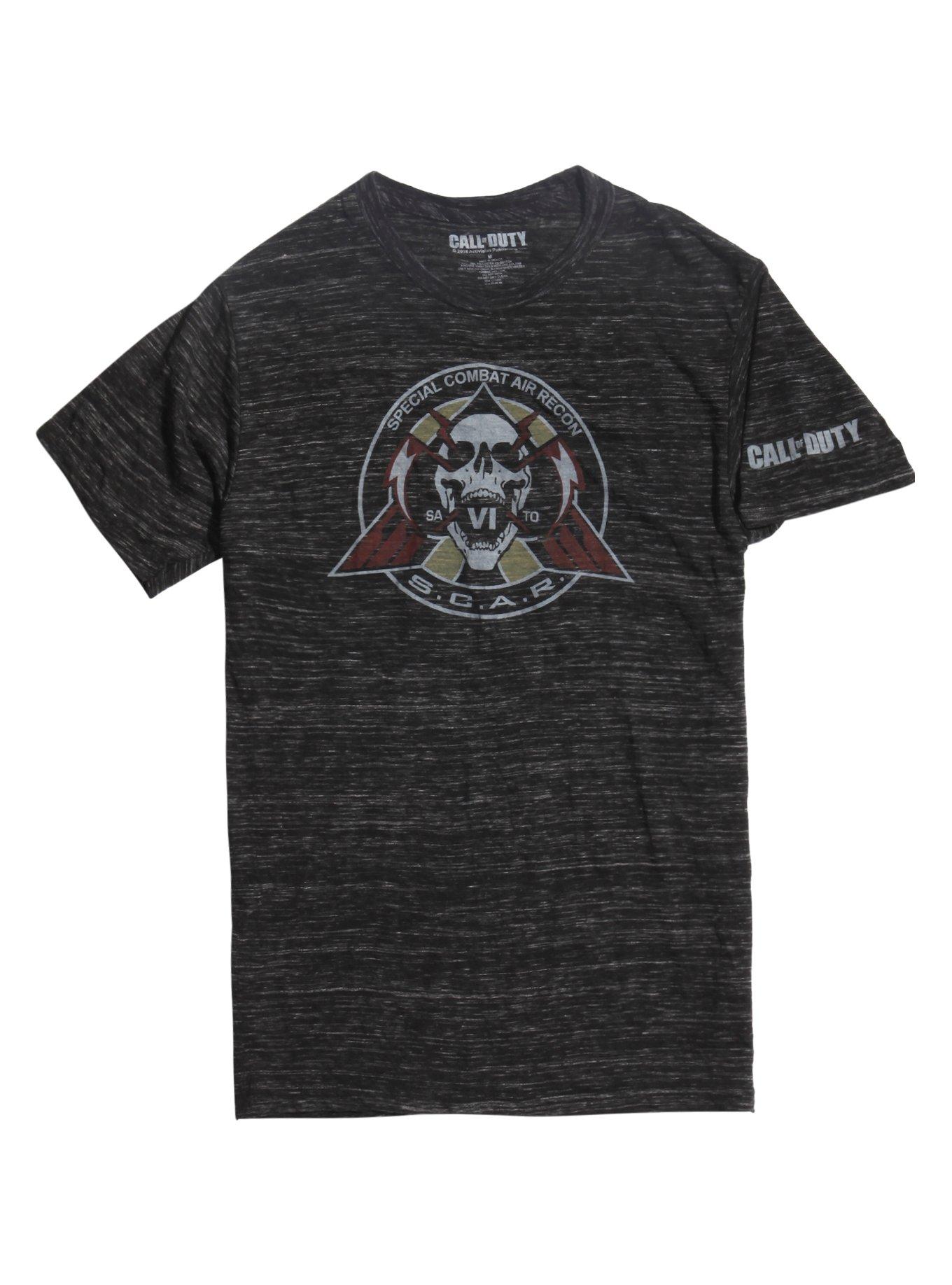 Call Of Duty S.C.A.R. Logo Slub Knit T-Shirt, BLACK, hi-res