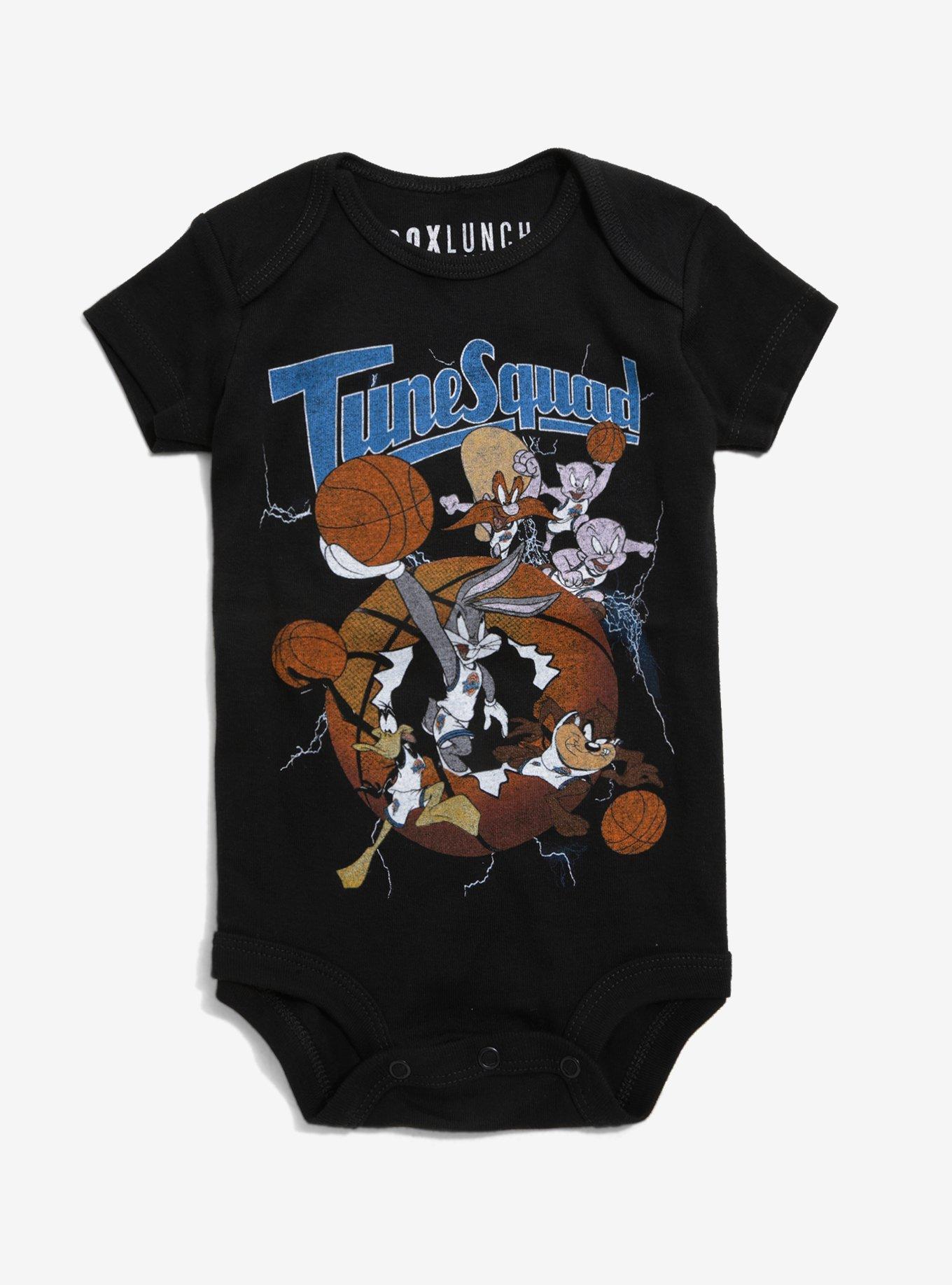 Space Jam Tune Squad Baby Bodysuit, BLACK, hi-res