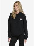 Sanrio Hello Kitty Embroidered Womens Hoodie, BLACK, hi-res