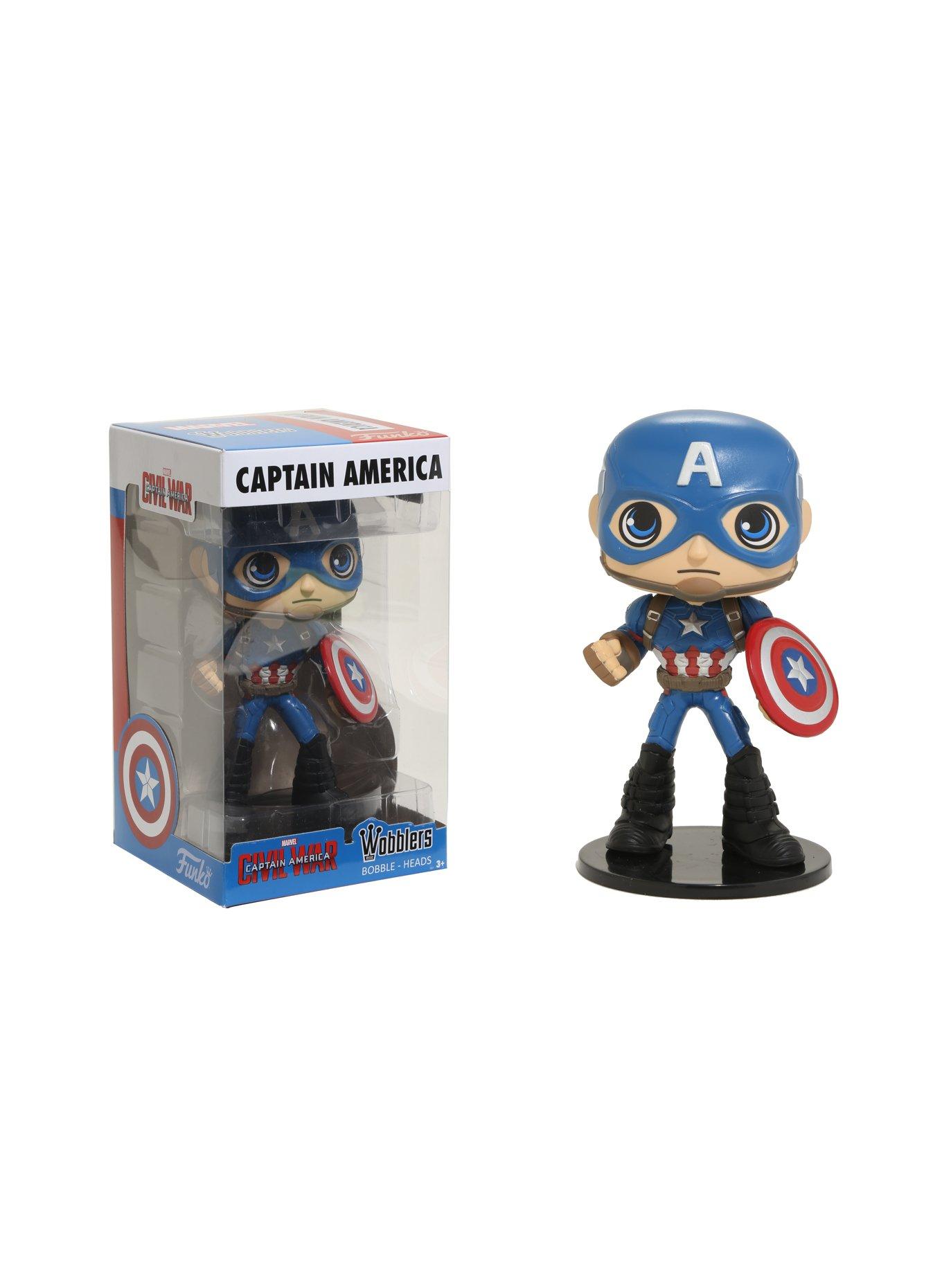 Funko Captain America: Civil War Captain America Wobblers Vinyl Bobble-Head, , hi-res