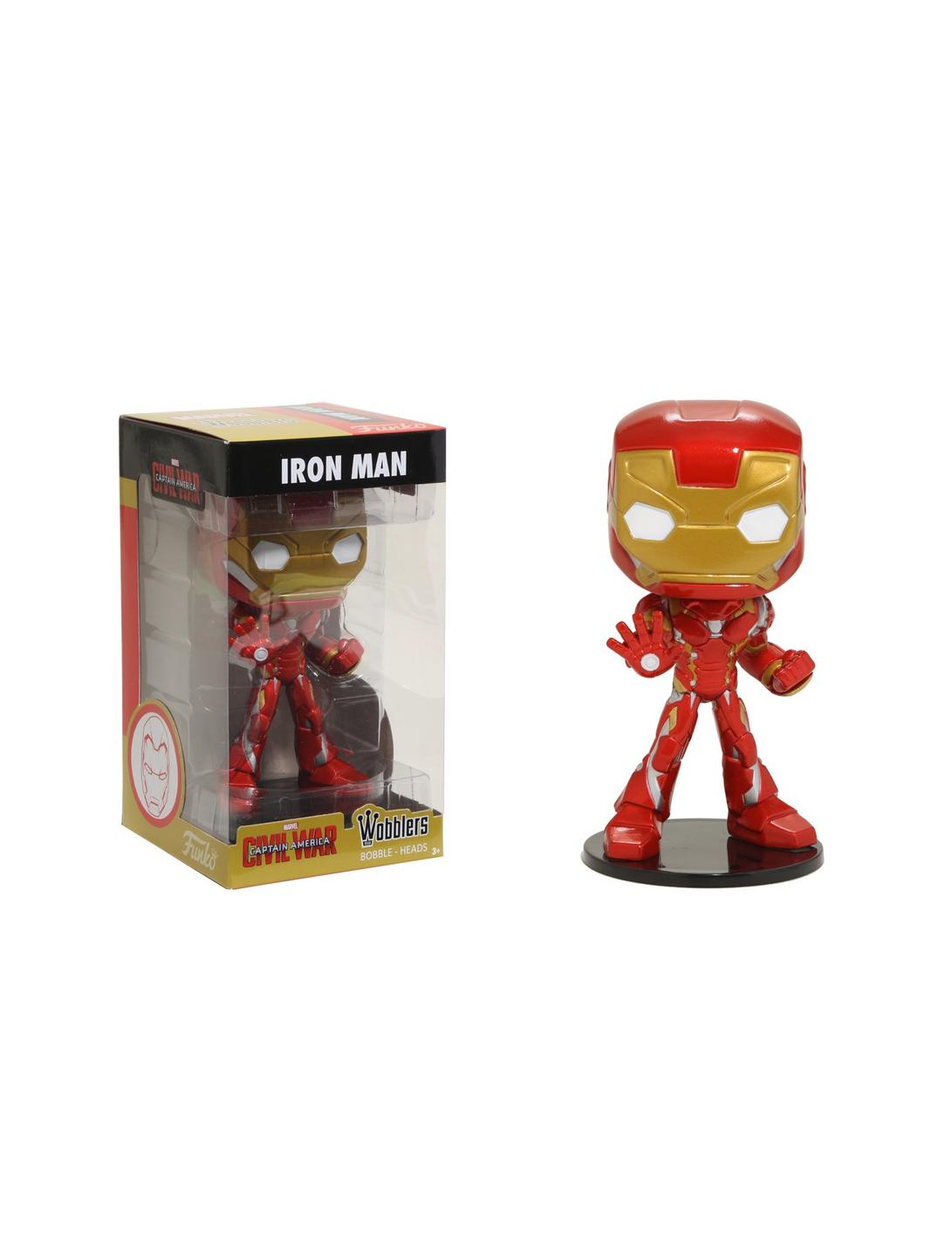 Funko Captain America: Civil War Iron Man Wobblers Vinyl Bobble-Head, , hi-res