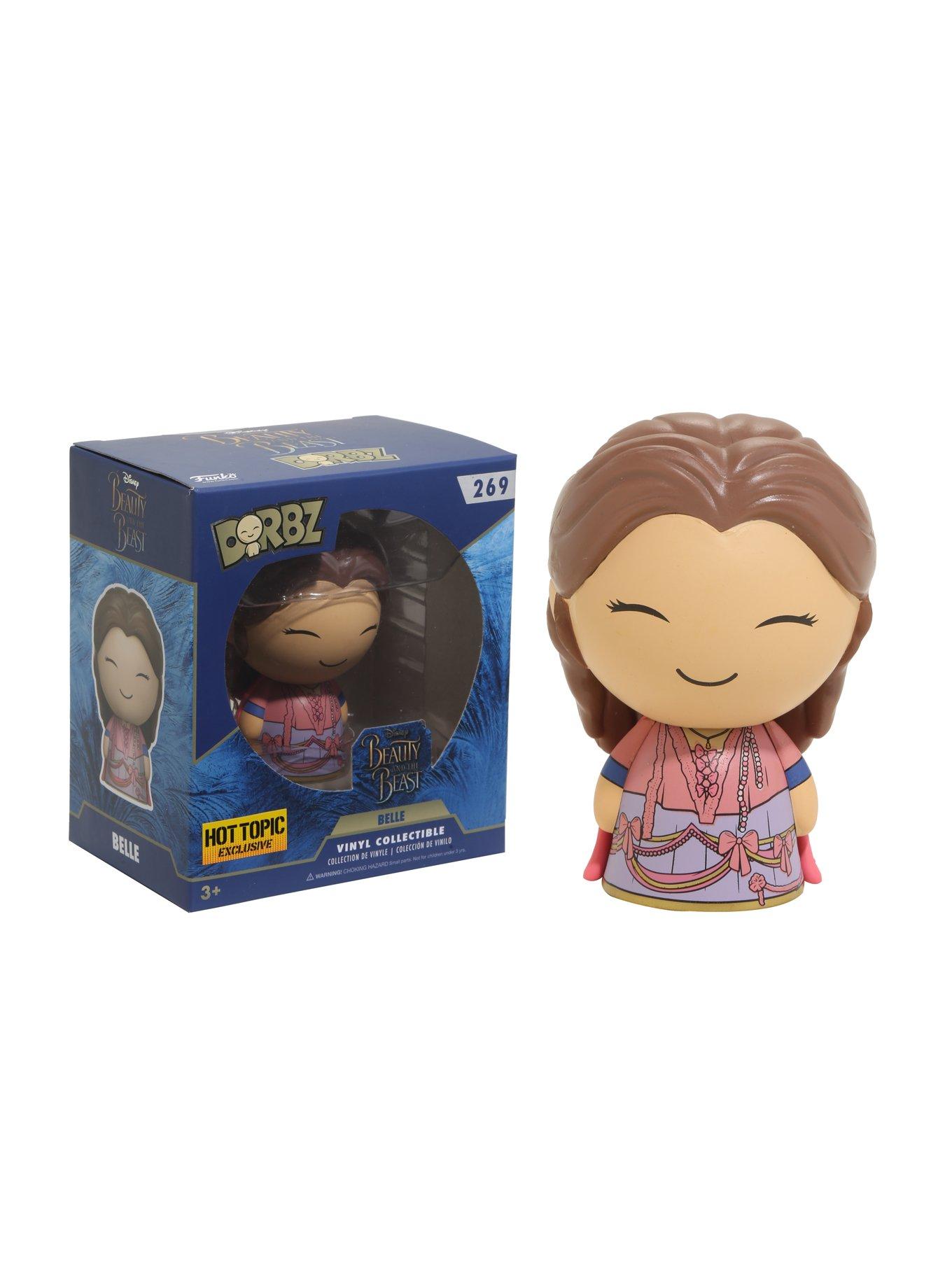 Funko Disney Beauty And The Beast Dorbz Belle Pink Dress Vinyl Figure Hot Topic Exclusive Hottopic