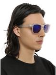 Frosted Clear Blue Revo Lens Sunglasses, , hi-res